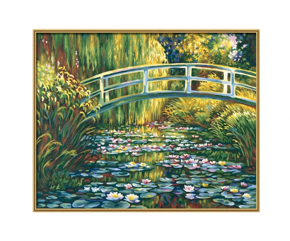Garden Landscape Peinture Numero Peinture Par Numéros Картина По