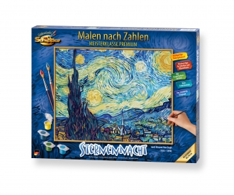 The Starry Night - painting by numbers
