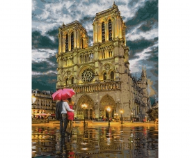 The Cathedral “Notre-Dame de Paris” - painting by numbers