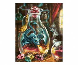 Kit de peinture au numéro pour les enfants de +5 ans - Licorne et piou