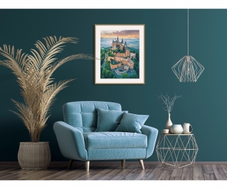 Hohenzollern Castle - painting by numbers