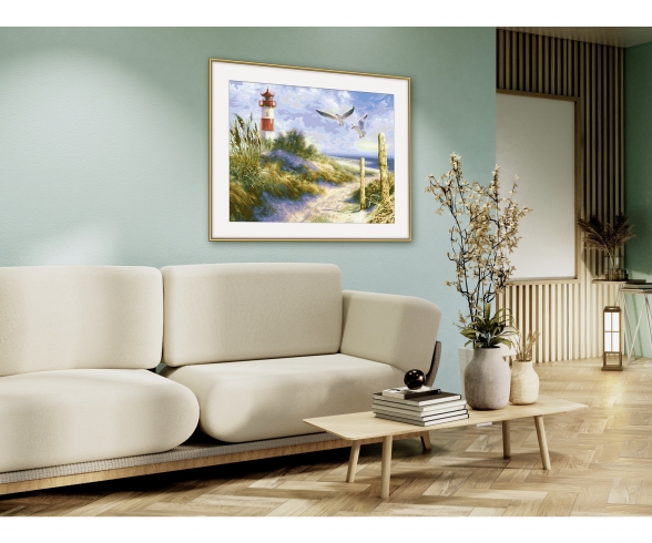 Dünenlandschaft mit Leuchtturm Malen nach Zahlen online kaufen | Schipper