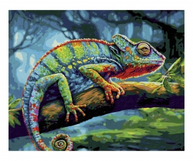Chameleon - Painting by Numbers