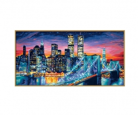 Manhattan at Night - painting by numbers