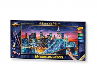 Buy Manhattan at Night - painting by numbers online