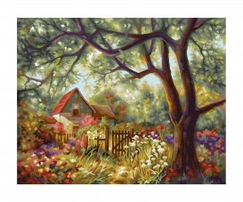 Cypress Forest Golden Leaves - Paint By Numbers Kit for Adults DIY Oil  Painting Kit on Canvas
