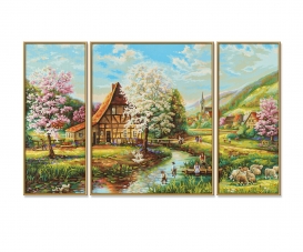 Country Idyll - painting by numbers
