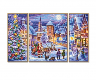 Schipper White Christmas Paint-by-Number Kit