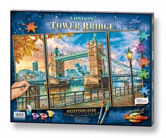 London Tower Bridge Malen nach Zahlen