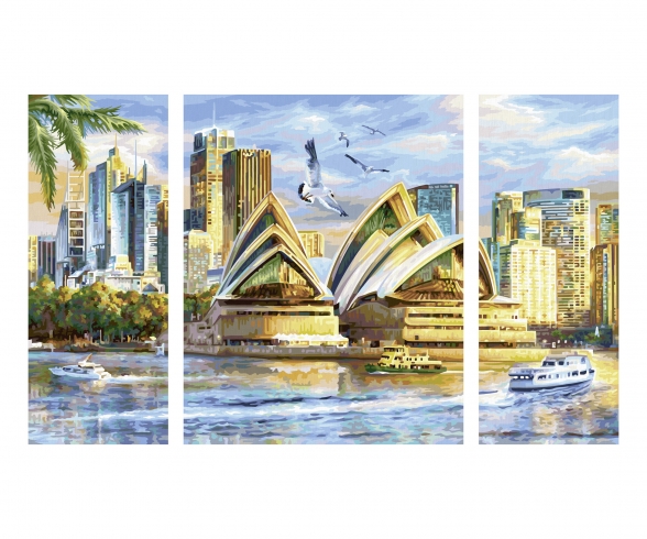 Sydney - Painting by numbers