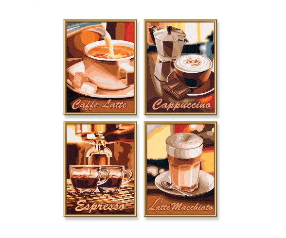 Buy Coffee break - painting by numbers online | Schipper