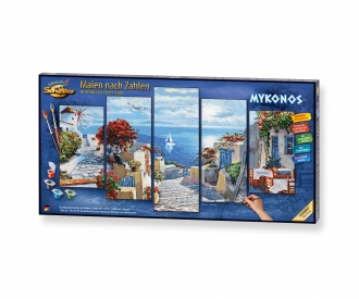Mykonos - painting by numbers