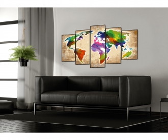 Colorful World - Our world in a play of colors - painting by numbers