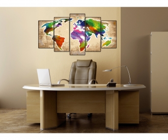 Colorful World - Our world in a play of colors - painting by numbers
