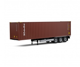 1:24 Container Trailer red