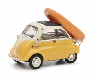 BMW Isetta+Schlauchboot 1:43