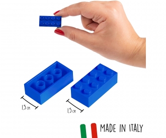 Blox - 500 8er Bausteine blau - kompatibel mit bekannten Spielsteinen