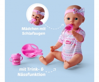 NBB - Poupee bébé, Accessoirs rose