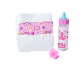 Simba New Born Baby Joli Poupon 30cm - Boit Et Fait Pipi - Accessoires Inclus