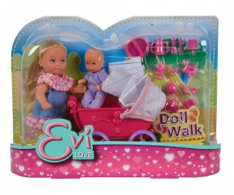 Evi LOVE Doll Walk, 2-ass.