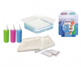 Simba Aqua Gelz Colossal - 106322566 - Kit de bricolage créatif - 13  flacons de gel de couleur de 30 ml chacun, 16 formes, 6 additifs d'eau - À  partir de 8 ans : : Jeux et Jouets