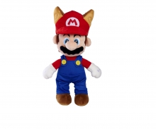 Super Mario Waschbär Mario Plüsch, 30cm