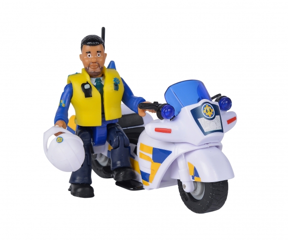 Buy Sam Police Motorbike incl. Figurine online | Simba Toys