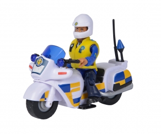 Sam Polizei Motorrad mit Figur