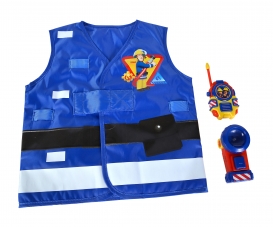 Polizei Spielzeug Set Strafzettel und Polizeikelle für Kinder, Kostüm  Zubehör