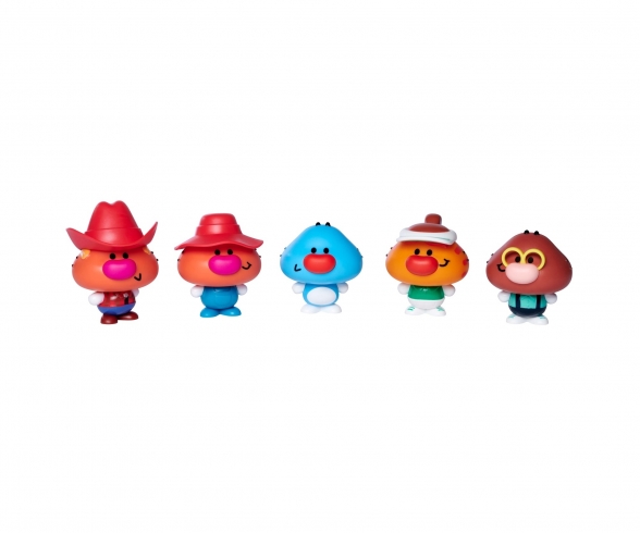 Simba OggyOggy 109356134 Deluxe Figure Set with Oggy, Sporty, Mallow and  Two Farmers, 7 cm Toy Figures, Children's Series, Baby Cat, Kittens, from 3