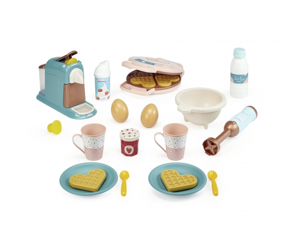 Ecoiffier Vert Azur Coffret petit déjeuner