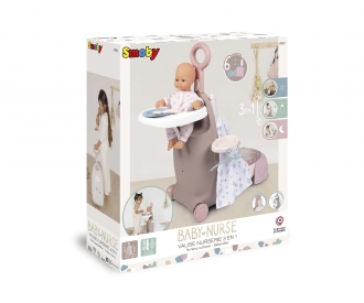 Smoby Baby Nurse Nursery Suitcase 3 In 1