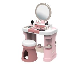 smoby disney princess dressing table Disney Princess Vanity Set features 16 positive messages inspired by the stories of 8 Princess characters. Accessories activate the enchanting messages and sound effects. Gem actives the song