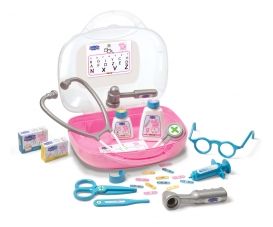 Smoby - centre vétérinaire - clinique animaux - jouet pour enfant - peluche  chaton + hamster incluses - 18 accessoires médicaux - La Poste