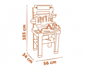 Smoby Black+Decker Etabli Bricolo One