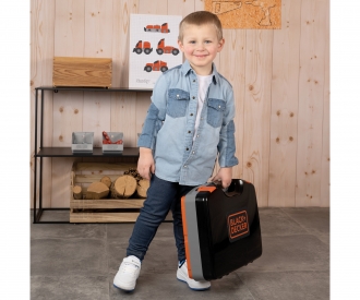 Smoby Black+Decker Werkbank im Koffer