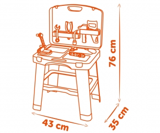 Smoby Black+Decker Bricolo Smart Workbench