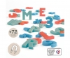 Smoby 72 magnetische Buchstaben + Zahlen