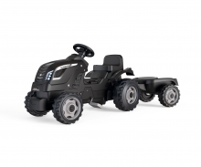 Smoby Life Traktor Farmer XL Schwarz mit Anhänger