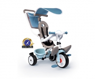 Smoby Tricycle Baby Balade Plus Bleu