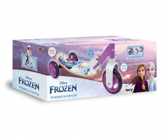 Smoby FROZEN 3W FOLDABLE WOODEN SCOOTER