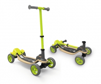 Smoby Wooden Fun-Scooter, 4 Räder