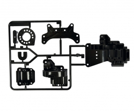 TA-01/TA-02 B-Parts Gearbox rear Black