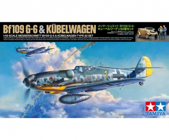 1:48 Ger. Bf109 G-6 & Kubelwagen 82