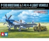 1:48 US P-51D Mustang & 4x4 Lveh.