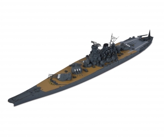 1:700 JPN Yamato Schlachtschiff WL