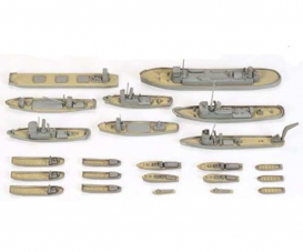 1:700 WL Dioramen-Set Schiffe&Boote (23)