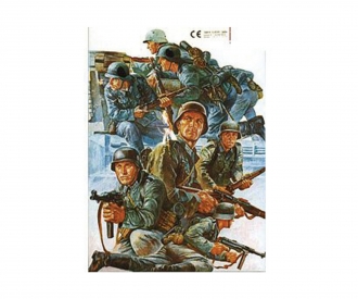 1:35 WWII Fig.-Set Ger.Tank Grenadie.(8)