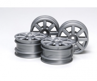 M-Chassis 8-Sp. Wheels Flat silver (4)