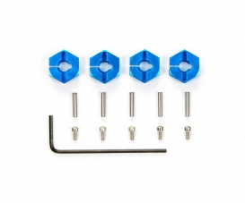 Radmitnehmer (4) Alu 4mm blau